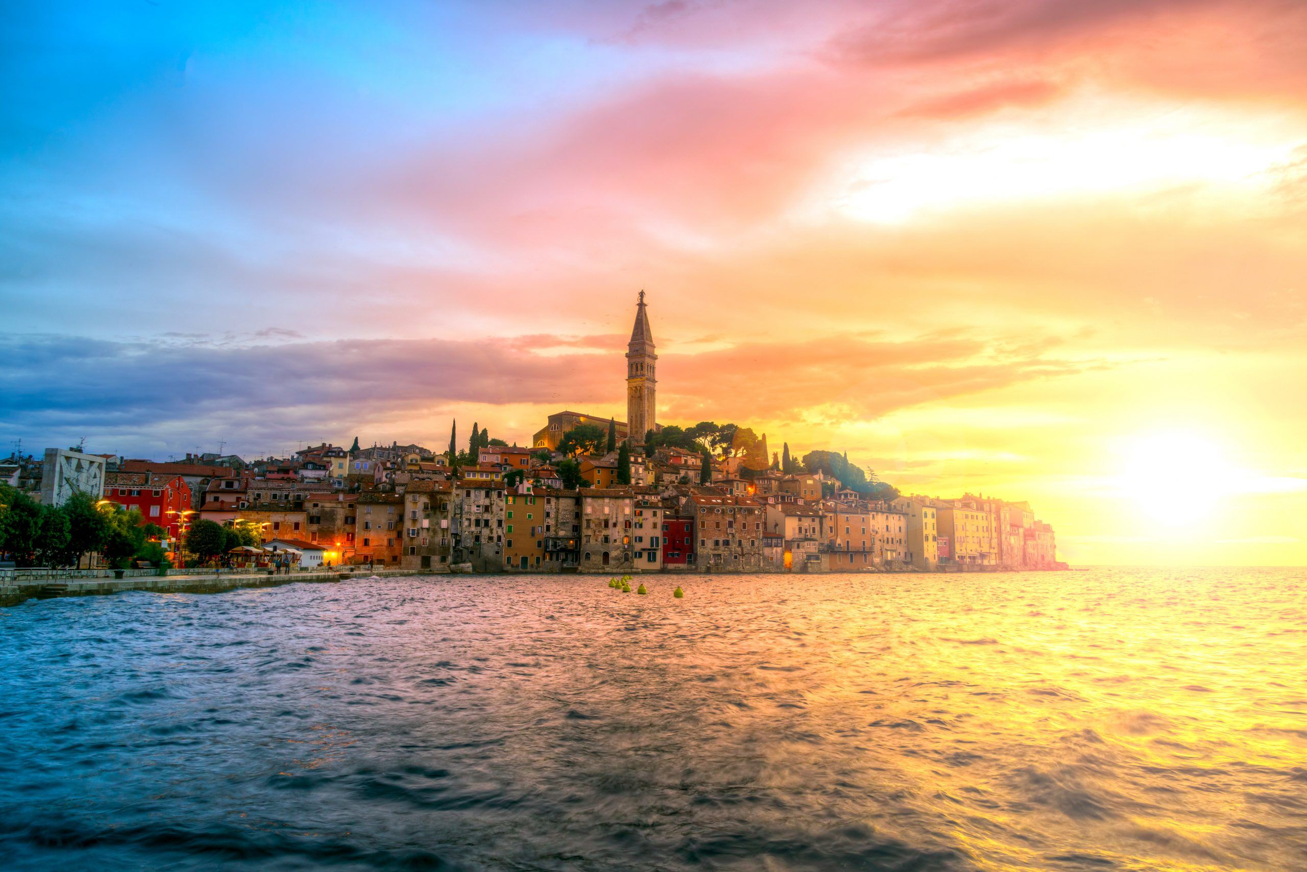 Rovinj in sunset